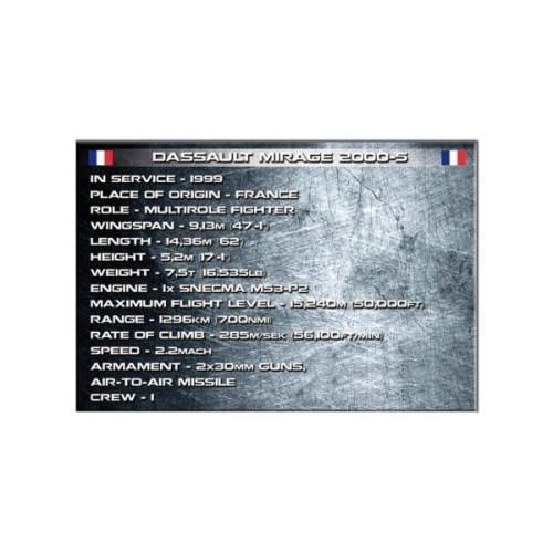 Конструктор Cobi Літак Mirage 2000-5, 400 деталей (COBI-5801)