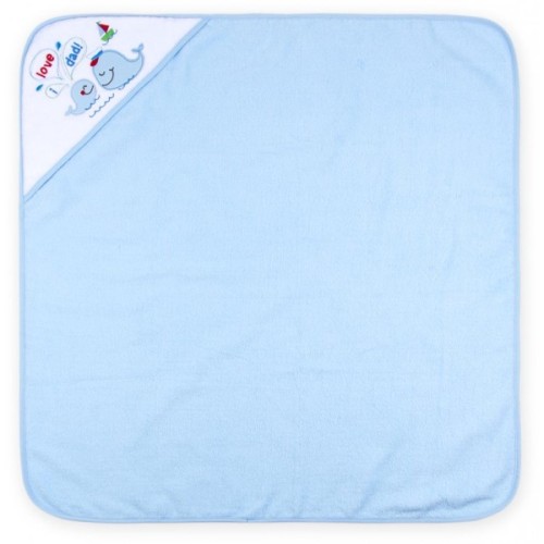Рушник для купання дитячий Luvable Friends з капюшоном для хлопчиків (94912)