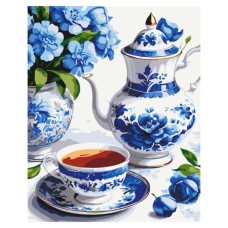 Картина по номерам ArtCraft Натюрморт у блакитних тонах 40х50 см (12040-AC)