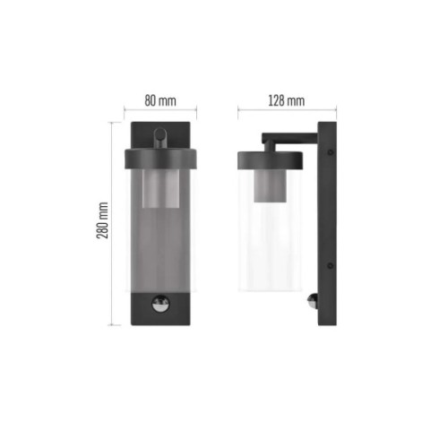 Світильник EMOS PIR E27 15 Вт IP44 (ZGC040P)