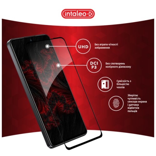 Скло захисне Intaleo Full Glue Xiaomi Poco X4 Pro 5G Black (1283126535246)