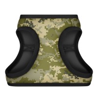 Шлея для собак WAUDOG Clothes з QR паспортом "Мілітарі" S2 (228-4026)