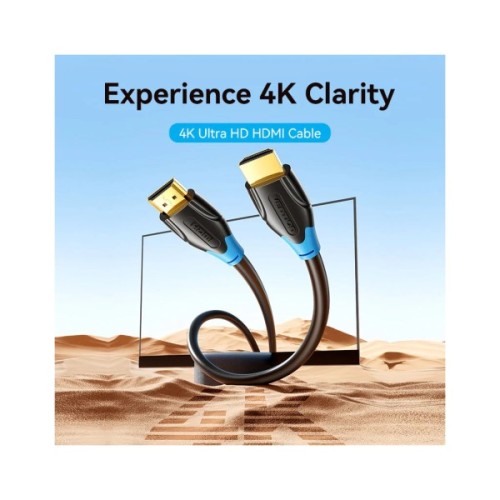 Кабель мультимедійний HDMI M to HDMI M 20.0m 1080p60Hz black Vention (AACBQ)