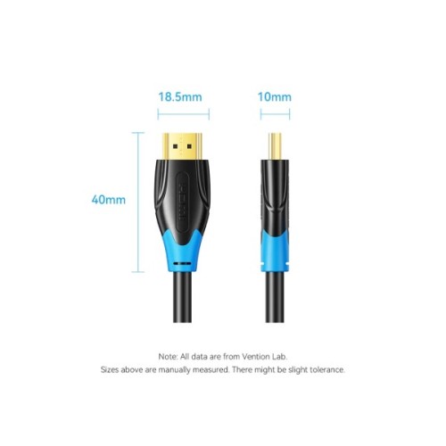 Кабель мультимедійний HDMI M to HDMI M 20.0m 1080p60Hz black Vention (AACBQ)