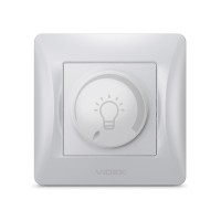 Світлорегулятор Videx BINERA LED 200Вт сереб (VF-BNDML200-SS)