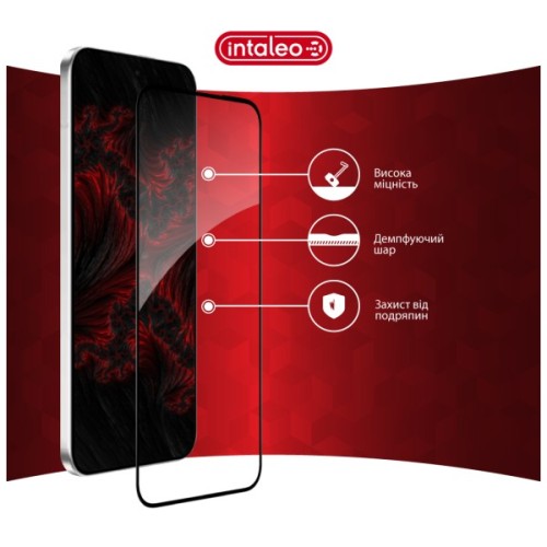 Скло захисне Intaleo 9H 3D Oppo A6x / Oppo A6 Black (1283126637131)