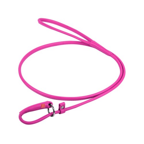 Повідець для собак WAUDOG "GLAMOUR" круглий Ш 8 мм, Д 183 см рожевий (34467)