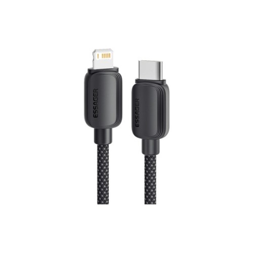 Дата кабель USB-C to Lightning 2.0m 20W black Essager (EXCTL-WLA01-P)
