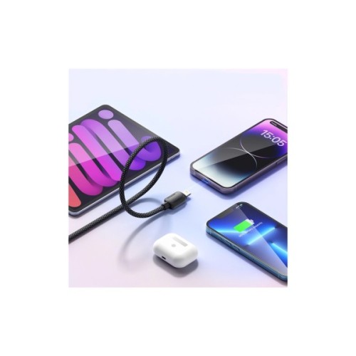 Дата кабель USB-C to Lightning 2.0m 20W black Essager (EXCTL-WLA01-P)