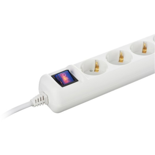 Мережевий фільтр живлення 2E 5xSchuko, 3м (2E-U05ESM3)