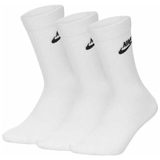 Шкарпетки Nike U NK NSW EVERYDAY ESSENTIAL CR 3PR DX5025-100 38-42 3 пари Білі (196148785692)