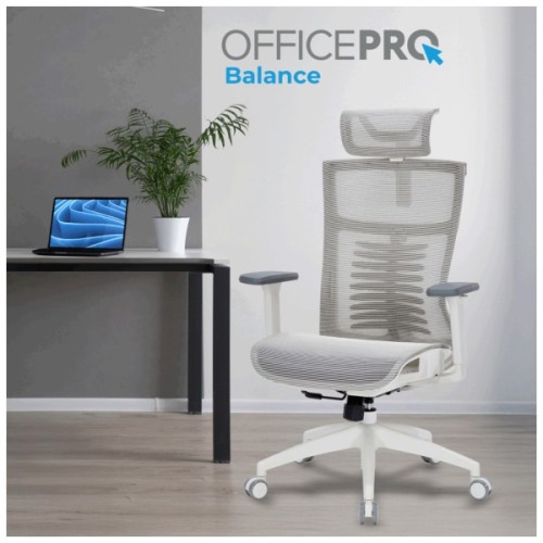 Офісне крісло OfficePro Balance OC620-W-LG-LG (OC620-W-LG-LG)