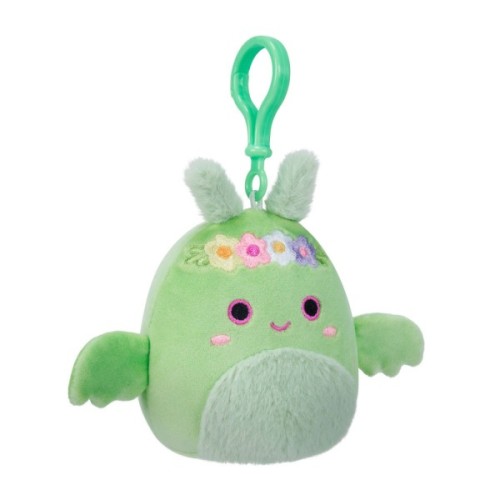 М'яка іграшка Squishmallows на кліпсі – Дракон Тов 9 см (SQCP00217)