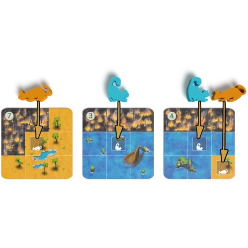 Настільна гра Geekach Games Рятуй котів (Race to the Raft) (укр.) (GKCH208rt)