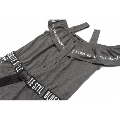 Комбінезон дитячий Blueland з оборкою (2476-152G-gray)
