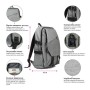 Рюкзак туристичний NikiBo Modern 15л сірий (30010405-07)