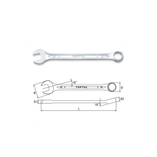 Ключ Toptul комбінований 17мм (AAEB1717)