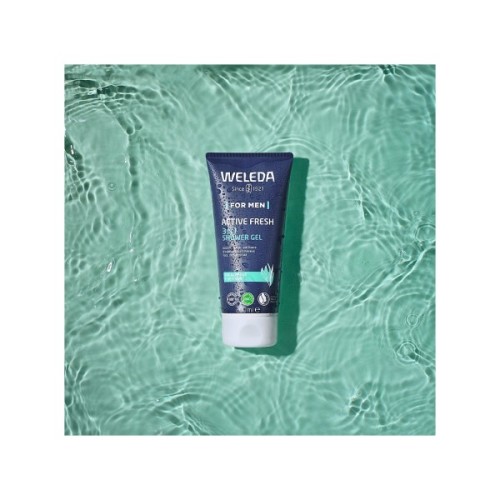 Гель для душу Weleda Active Shower Gel 3 в 1 200 мл (7611916153600)