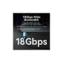 Кабель мультимедійний HDMI M to HDMI M 1.5m V2.0 4K60Hz aluminum alloy blue Vention (ALHSG)
