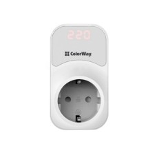 Реле напруги ColorWay DS1, white (CW-VR16-01D)
