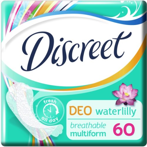 Щоденні прокладки Discreet Deo Water Lily 60 шт. (8001090170354/8700216152983)