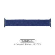 Ремінець до смарт-годинника Armorstandart Braided Solo Loop для Apple Watch 42 (Series 11-10)/41/40/38 Atlantic Blue Size 6 (144 mm) (ARM58068)