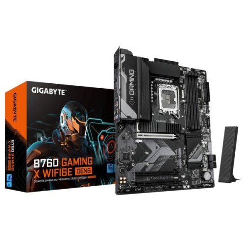 Материнська плата GIGABYTE B760 GAMING X WIFI6E GEN5 (B760 G X WF6E GEN5)