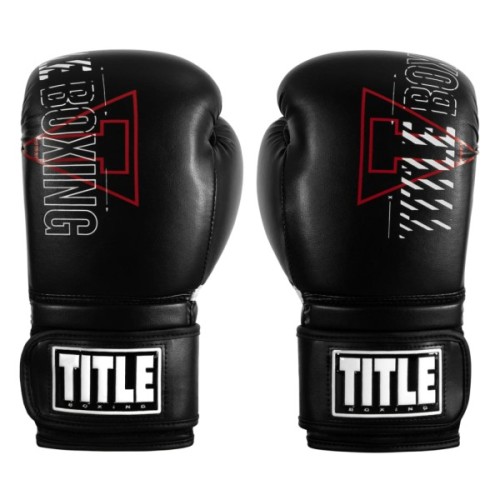 Боксерські рукавички Title Dynamic Strike Heavy Bag Gloves Black 12 oz (BSATG 12 BK)