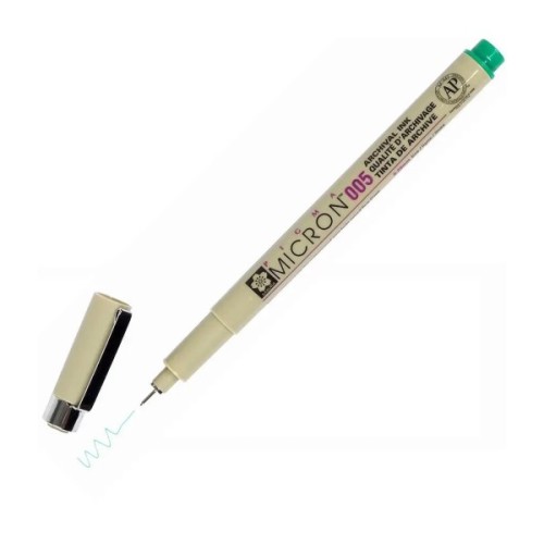Лайнер Sakura PIGMA MICRON (0.05) 0,2мм, Зелений (084511318434)