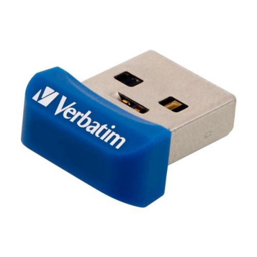 USB флеш накопичувач Verbatim 16GB Store 'n' Stay NANO Blue USB 3.0 (98709)