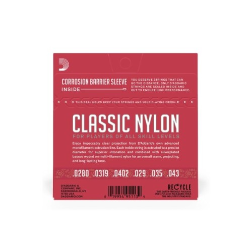 Струни для гітари D'Addario Student Classics Normal Tension (EJ27N)
