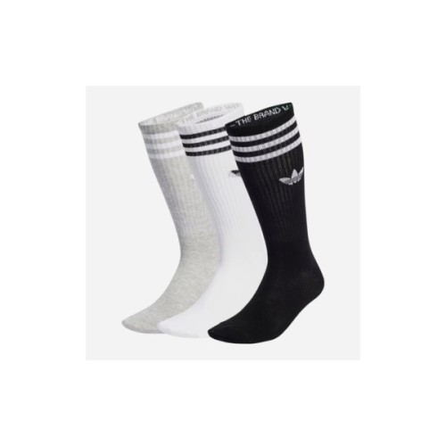 Шкарпетки Adidas High Crew Sock IU2653 білий, сірий, чорний M (40-42) (4066757431791)