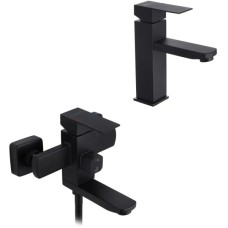 Змішувач Kroner Edelstahl Kubus-SCH010 + змішувач Edelstahl Kubus-SCH060 (CVS30160)