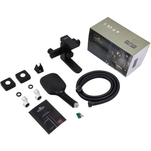 Змішувач Kroner Edelstahl Kubus-SCH010 + змішувач Edelstahl Kubus-SCH060 (CVS30160)