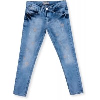 Джинси дитячі Breeze с зірочками (20109-140G-blue)