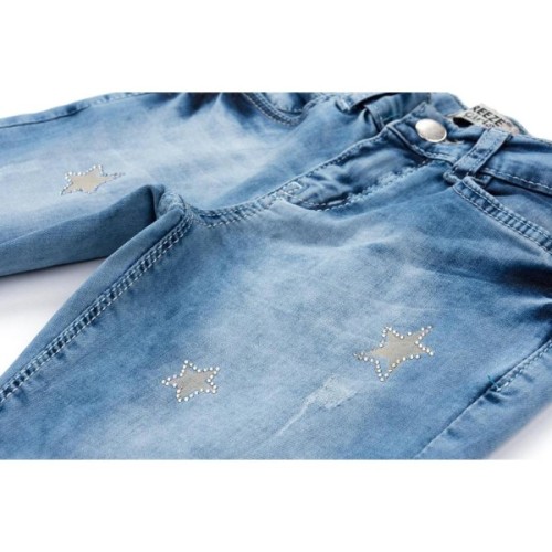 Джинси дитячі Breeze с зірочками (20109-140G-blue)