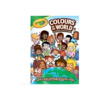 Набір для творчості Crayola Colours of the World Розмальовка, 48 сторінок (04-2668)