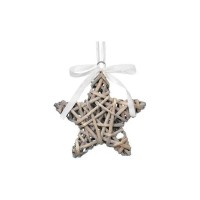 Прикраса декоративна Jumi Зірка 14 см Ротанг (5900410711020)