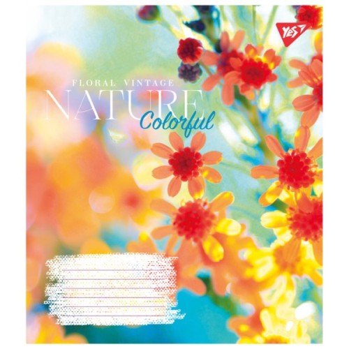 Зошит Yes А5 Nature colorful 96 аркушів лінія (767181)