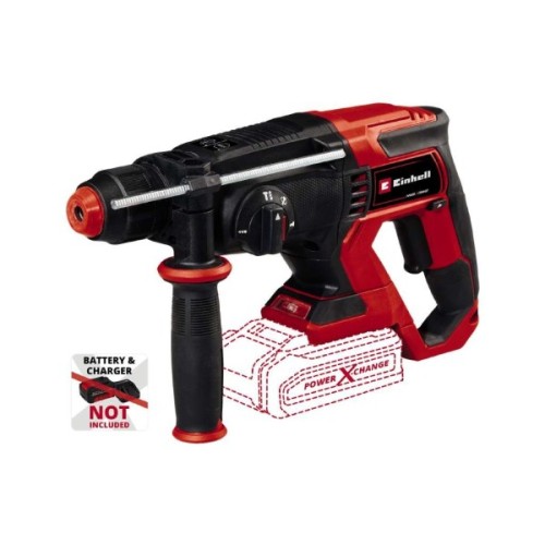 Перфоратор Einhell TE-HD 18/20LI - Solo, SDS-plus, PXC 18V, 1.8Дж, кейс (без АКБ та ЗП) (4514260)