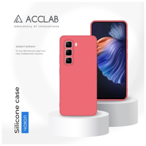 Чохол до мобільного телефона ACCLAB Silicone Infinix Hot 50 Pro Orange (1283126616570)