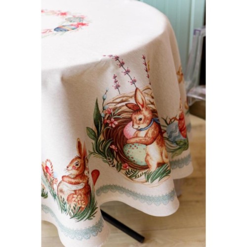 Скатертина Прованс гобеленова Злагода D-180 см (034143)