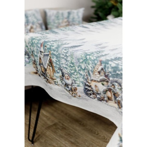 Скатертина Прованс гобеленова Казкові гноми 135х260 см (038451)