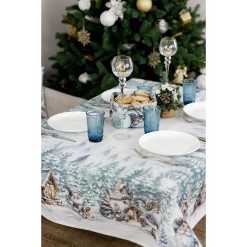 Скатертина Прованс гобеленова Казкові гноми 135х260 см (038451)