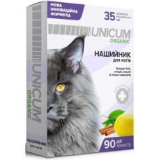 Нашийник для тварин Unicum Organic від бліх та кліщів для котів 35 см (4820150202118)