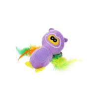 Іграшка для котів Hippie Pet Сова фіолетова 10 см (HIPCT2304032V)