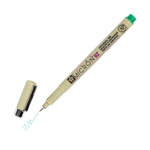 Лайнер Sakura Pigma Micron (0.2) 0,3 мм Зелений (084511318397)