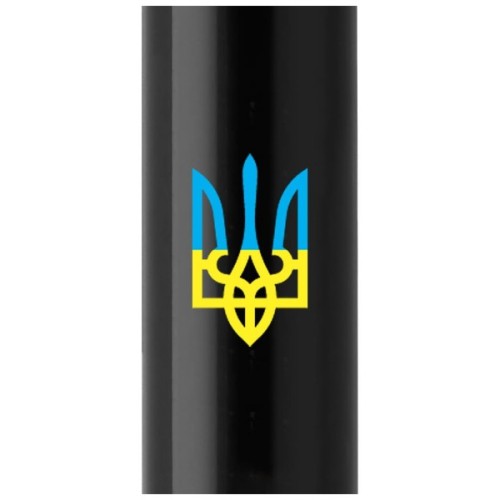 Ручка кулькова Parker IM 17 UKRAINE Black GT BP Тризуб син-жовт. + блокнот Parker + подар.упаковка GIFT24 (22032b24_T0016u)