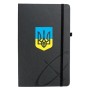 Ручка кулькова Parker IM 17 UKRAINE Black GT BP Тризуб син-жовт. + блокнот Parker + подар.упаковка GIFT24 (22032b24_T0016u)