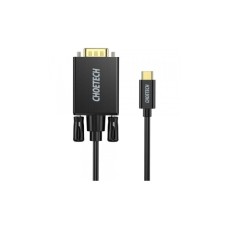 Кабель мультимедійний USB-C to VGA M 1.8m black Choetech (XCV-1801-BK)